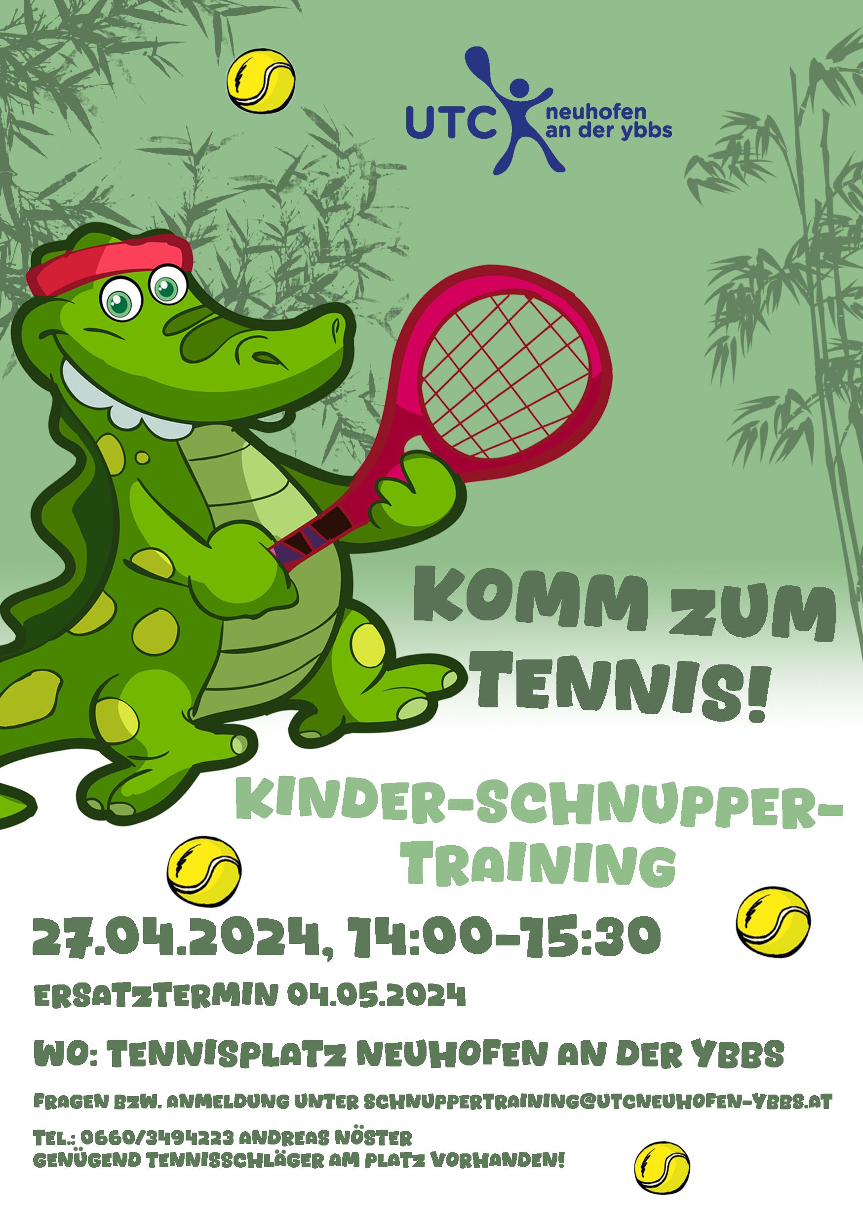 TENNIS Schnuppertraining A5 2024