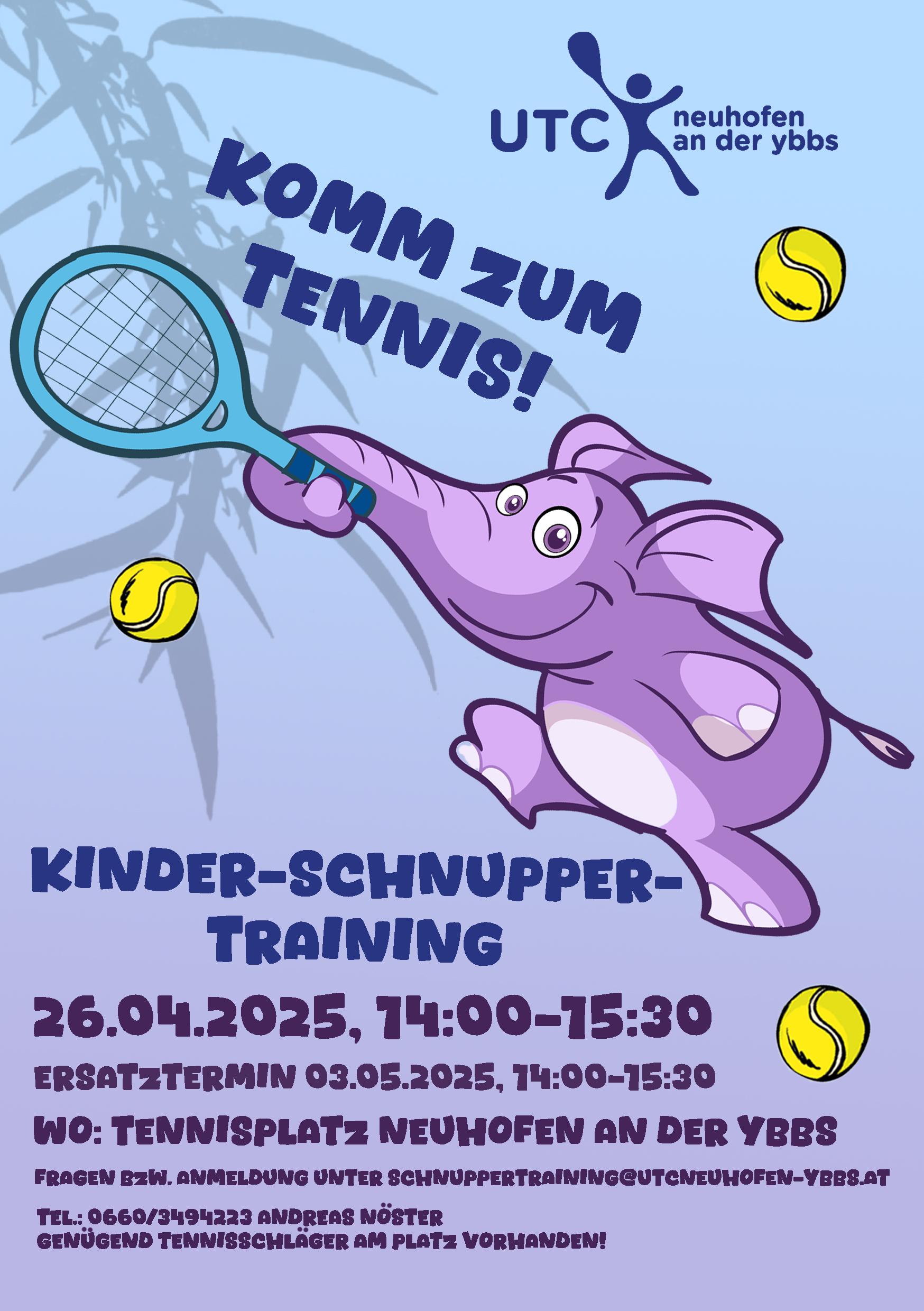 Schnuppertraining Flyer2025